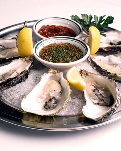Oyster Platter, Appetizer for Valentine's Date