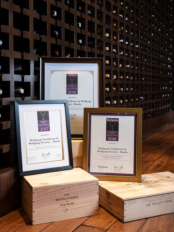 Wine Awards at Best Steakhouse Resorts World Manila